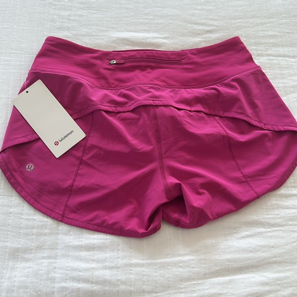 Lululemon Speed Up MR Short 4” Ripened Raspberry - Picture 4 of 4